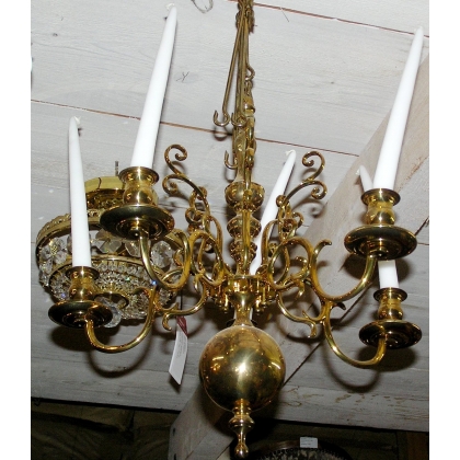 5-light Dutch chandelier at  Moinat SA  - Antiques and home décor
