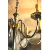 Gilded brass Directoire-style chandelier by Moinat SA – Antiques and home décor