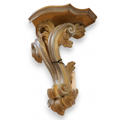 Grey oak-and-beech-effect console table at  Moinat SA  - Antiques and home décor
