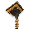 Schwarz und gold lackierte Konsole von Moinat SA – Antiquitäten und Dekoration