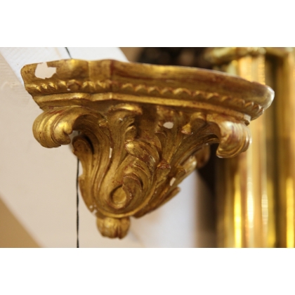  Console en plâtre doré sur  Moinat SA  - Antiquités décoration