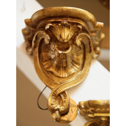 Console en plâtre doré sur  Moinat SA  - Antiquités décoration