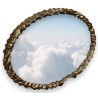  Miroir ovale moulé, argenté sur  Moinat SA  - Antiquités décoration