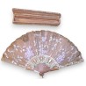 "Muguet" fan, carved from wood, with its case, by Moinat SA – Antiques and decorative items