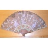 "Muguet" fan, carved from wood, with its case, by Moinat SA – Antiques and decorative items