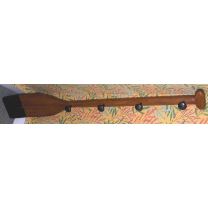 Wooden coat rack, paddle-shaped, from  Moinat SA  - Antiques and home décor