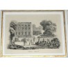 Gravure "Palais Eynard"  sur Moinat SA  - Antiquités décoration -  Gravures, Lithos