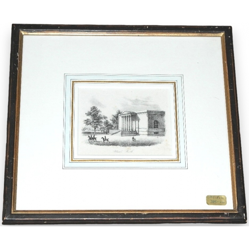 Gravure "Musée Rath"  sur Moinat SA  - Antiquités décoration -  Gravures, Lithos