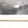 Engraving ‘Mont Blanc from the Jura’ by Moinat SA – Antiques and decorative items – Engravings, lithographs