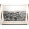 Gravure "Genève"  sur Moinat SA  - Antiquités décoration -  Gravures, Lithos