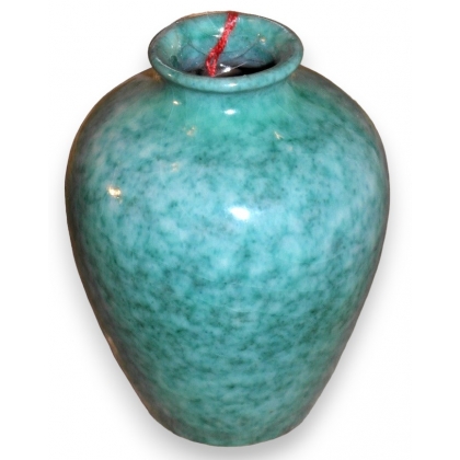  Vase en céramique turquoise de NOVERRAZ sur  Moinat SA  - Antiquités décoration