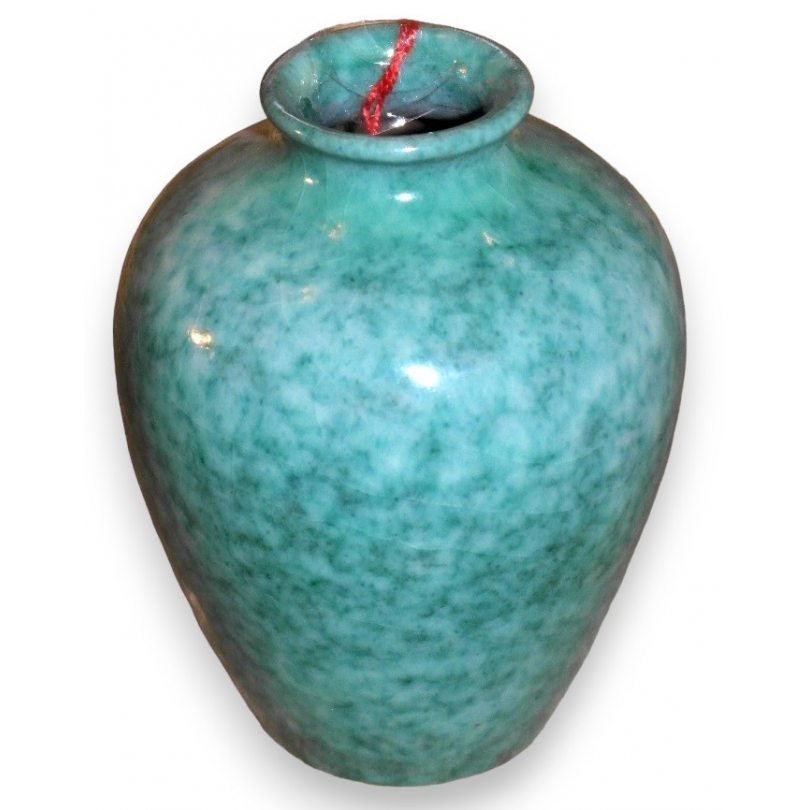  Vase en céramique turquoise de NOVERRAZ sur  Moinat SA  - Antiquités décoration