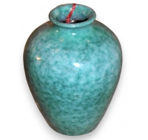 Vase en céramique turquoise de NOVERRAZ