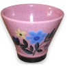 Cache-pot rose motif fleurs de MENELIKA sur  Moinat SA  - Antiquités décoration