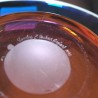  Plat en verre rosé-bleuté signé DAIBOCH sur  Moinat SA  - Antiquités décoration
