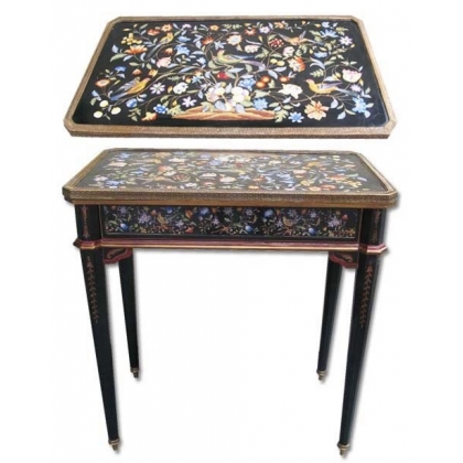  Bureau style Napoléon III, décors sur  Moinat SA  - Antiquités décoration
