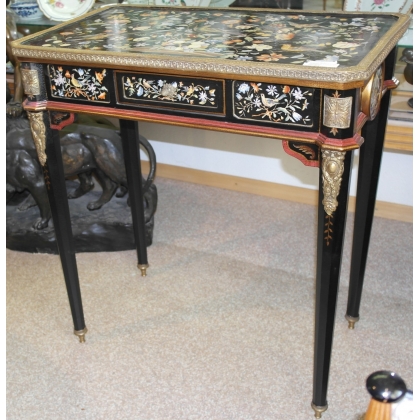  Bureau style Napoléon III, décors sur  Moinat SA  - Antiquités décoration