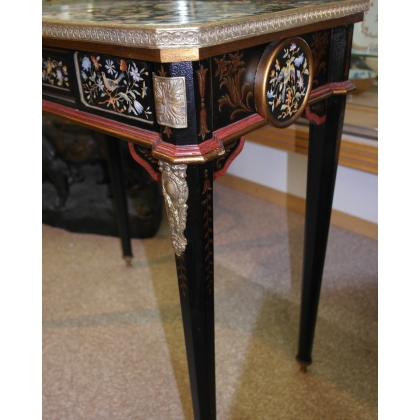  Bureau style Napoléon III, décors sur  Moinat SA  - Antiquités décoration