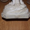 Pair of biscuit-style candlesticks "Back to Moinat SA" – Antiques and home décor