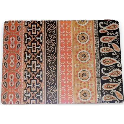 Série de 4 sets de table \"Ethnic Gold\"