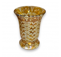 Vase - décor intercalaire jaune