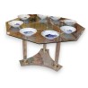  Table octogonale de salle à manger en sur  Moinat SA  - Antiquités décoration