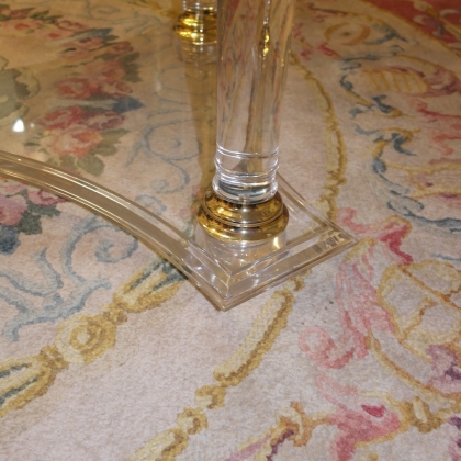  Table octogonale de salle à manger en sur  Moinat SA  - Antiquités décoration