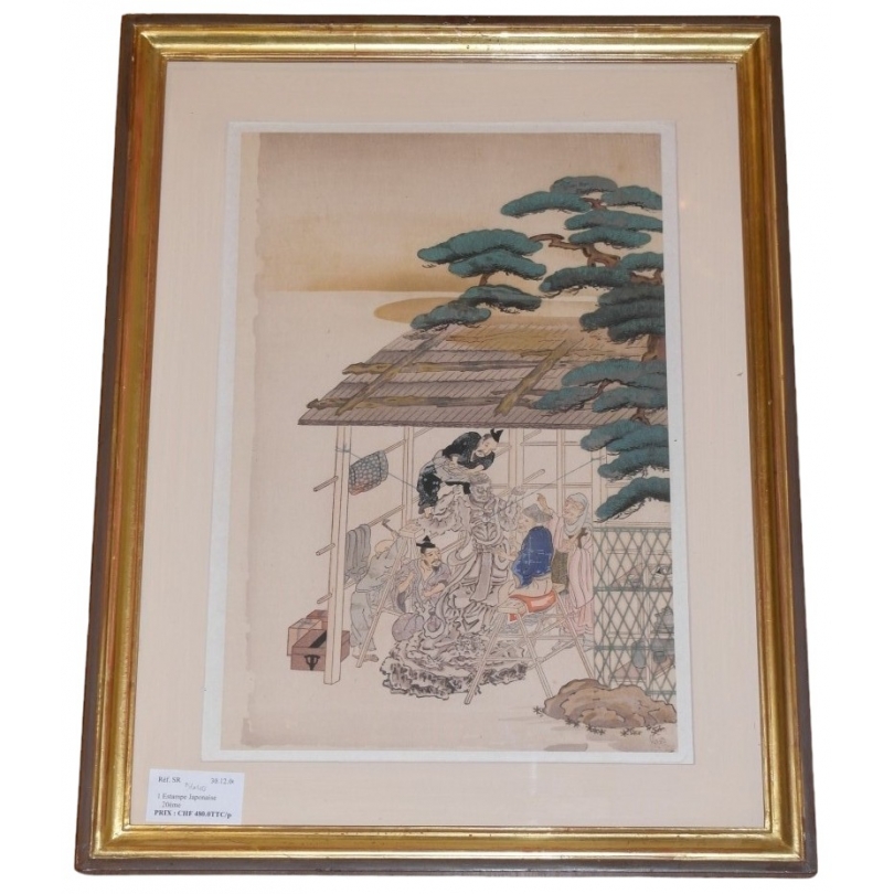 Ukiyo-e Estampe Japonaise de métier