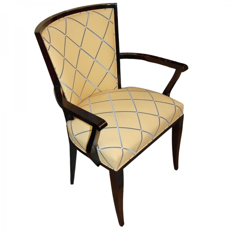 FITZGERALD armchair upholstered in fabric by Moinat SA – Antiques and home décor