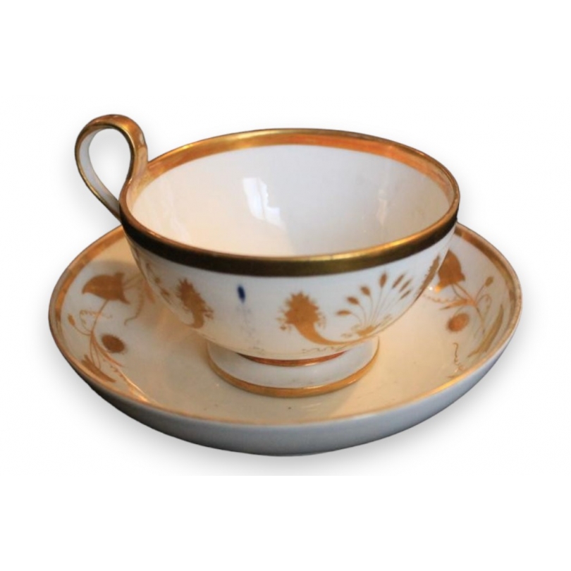 Tasse et sous-tasse Empire, Paris