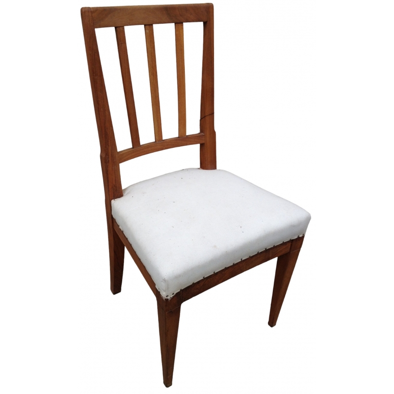 Chaise Directoire en noyer