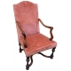 Fauteuil Louis XIII en noyer
