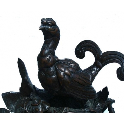 Brienz clock ‘Coq de Bruyère’. at  Moinat SA  – Antiques and home décor