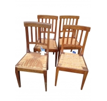 Suite de 4 chaises Directoire