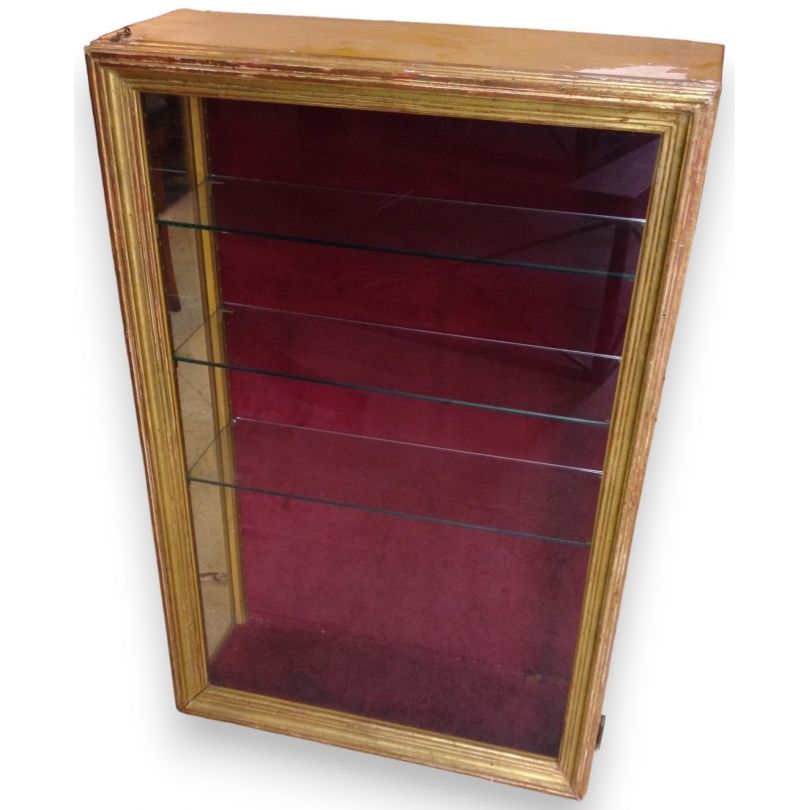  Vitrine dorée à l'or fin intérieur sur  Moinat SA  - Antiquités décoration