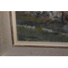Peintures | Huile sur toile "Vue du Lac" signée DE Moinat SA  - Antiquités décoration