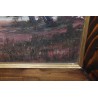 Paintings | Oil on canvas: ‘View of the lake with a Moinat SA boat’ – Antiques and home décor