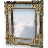 Small Louis XIV mirror, gilt.