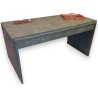 Khaki-coloured stingray-skin desk from Moinat SA – Antiques and home décor