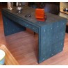 Khaki-coloured stingray-skin desk from Moinat SA – Antiques and home décor