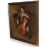 Paintings | Oil on canvas ‘Cellist’ signed Moinat SA  – Antiques and home décor