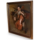 Huile sur toile "Violoncelliste" signé LATOUR