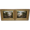 Paintings | Pair of oil-on-canvas paintings entitled ‘Berger’, signed Moinat SA  – Antiques and home décor