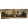 Paintings | Pair of oil paintings on copper, ‘Landscapes’, Moinat SA  – Antiques and home décor