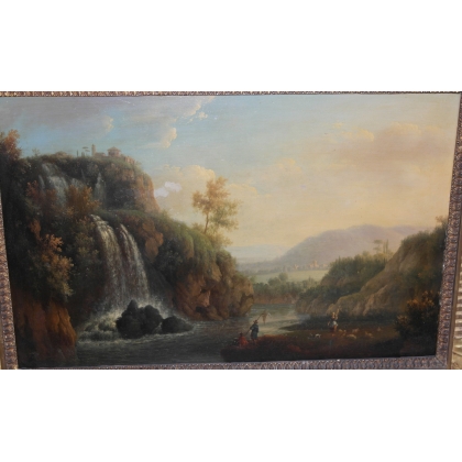 Paintings | Pair of oil paintings on copper, ‘Landscapes’, Moinat SA  – Antiques and home décor