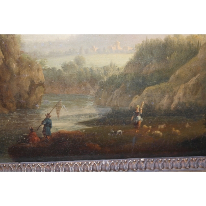Paintings | Pair of oil paintings on copper, ‘Landscapes’, Moinat SA  – Antiques and home décor