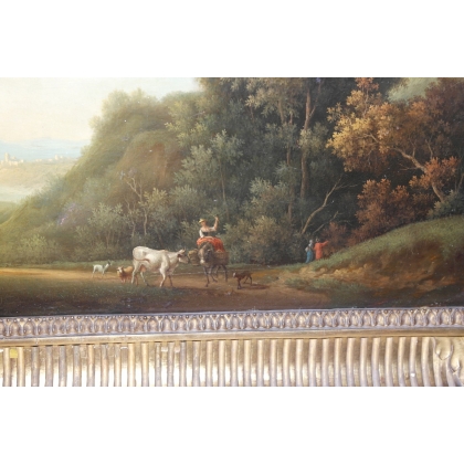 Paintings | Pair of oil paintings on copper, ‘Landscapes’, Moinat SA  – Antiques and home décor