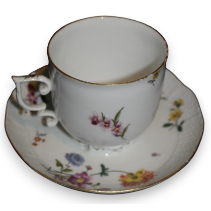 Tasse et sous-tasse - MEISSEN