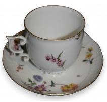 Tasse et sous-tasse - MEISSEN