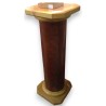  Colonne en bois clair et acajou sur  Moinat SA  - Antiquités décoration